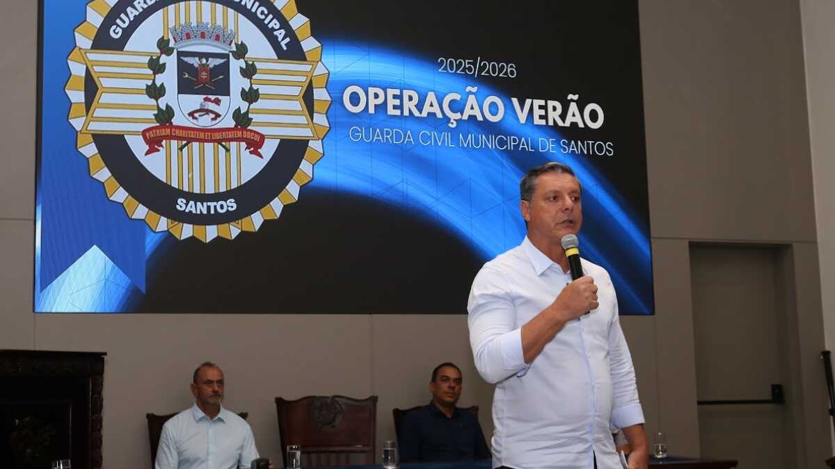 Guarda Civil Municipal de Santos é homenageada após atender mais de 900 ocorrências na Operação Verão