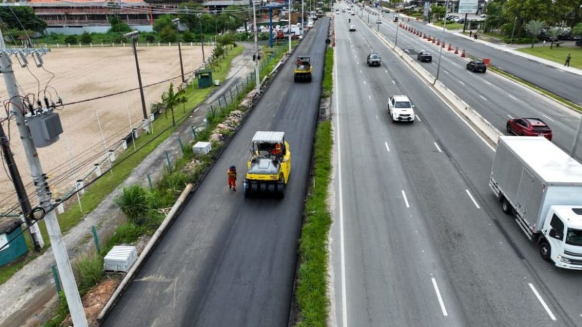 Obras de triplicação da SC-401 em Florianópolis avançam e alcançam 60% de execução