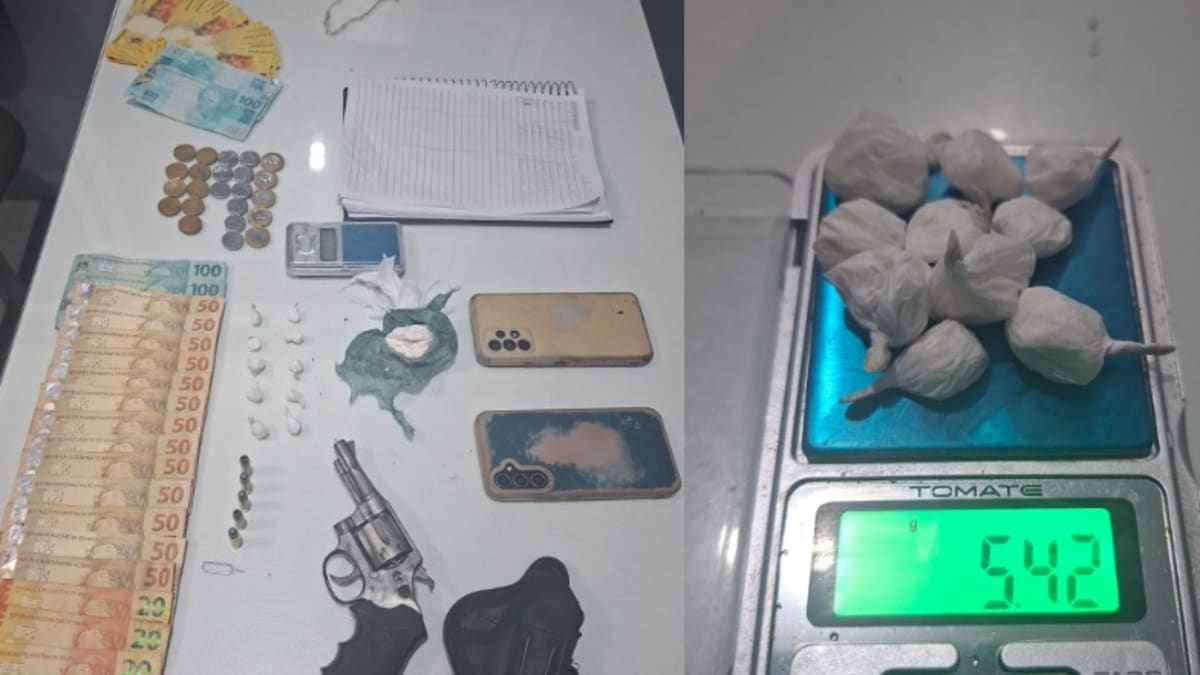 Polícia Militar prende homem por tráfico de drogas em Jaraguá do Sul