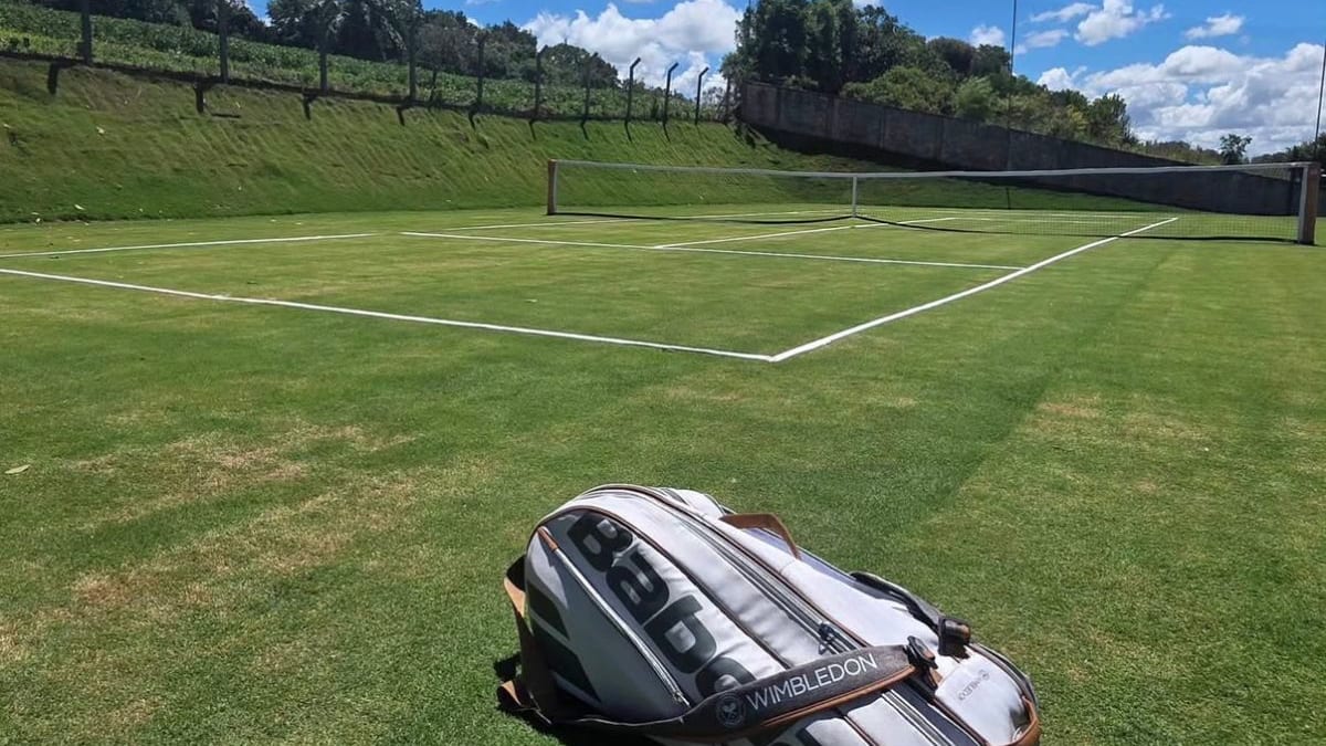 Paraná terá primeira quadra profissional de tênis em grama natural