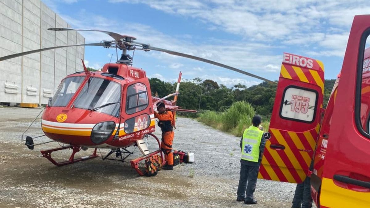 Homem sofre queda de 10 metros em acidente de trabalho no Norte de SC