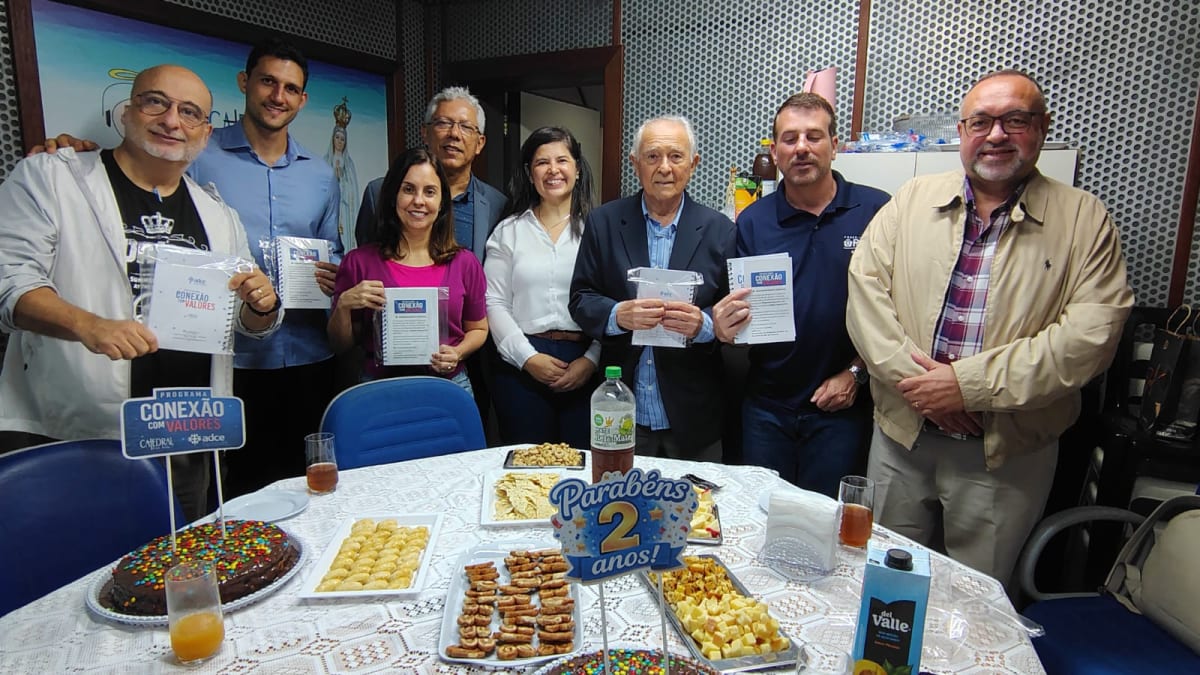 Associação de Empresários Católicos celebra 2 anos do programa ‘Conexão com Valores’ na rádio Catedral FM