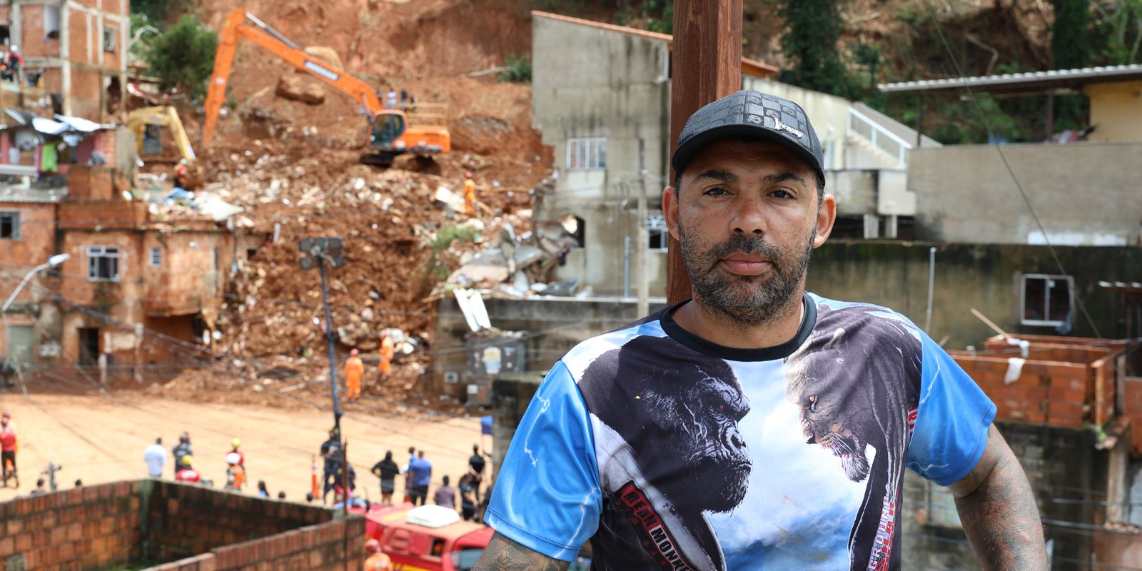 Pedreiro teme perder casa após deslizamento em Juiz de Fora