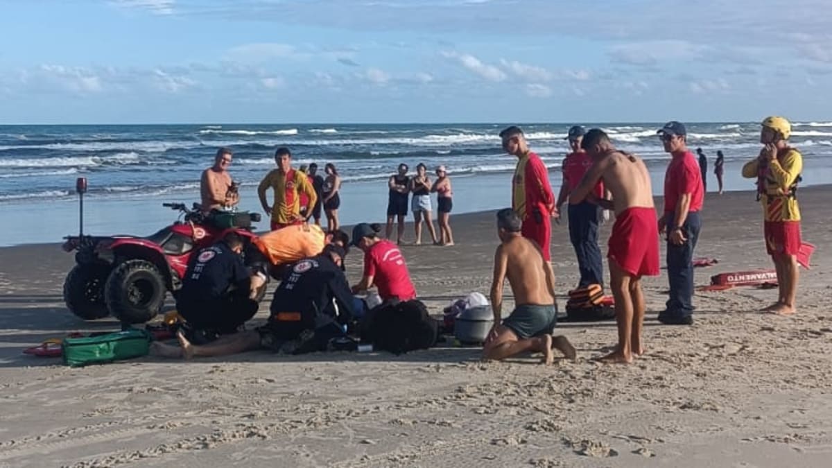 Jovem de 18 anos morre afogado no mar em Passo de Torres