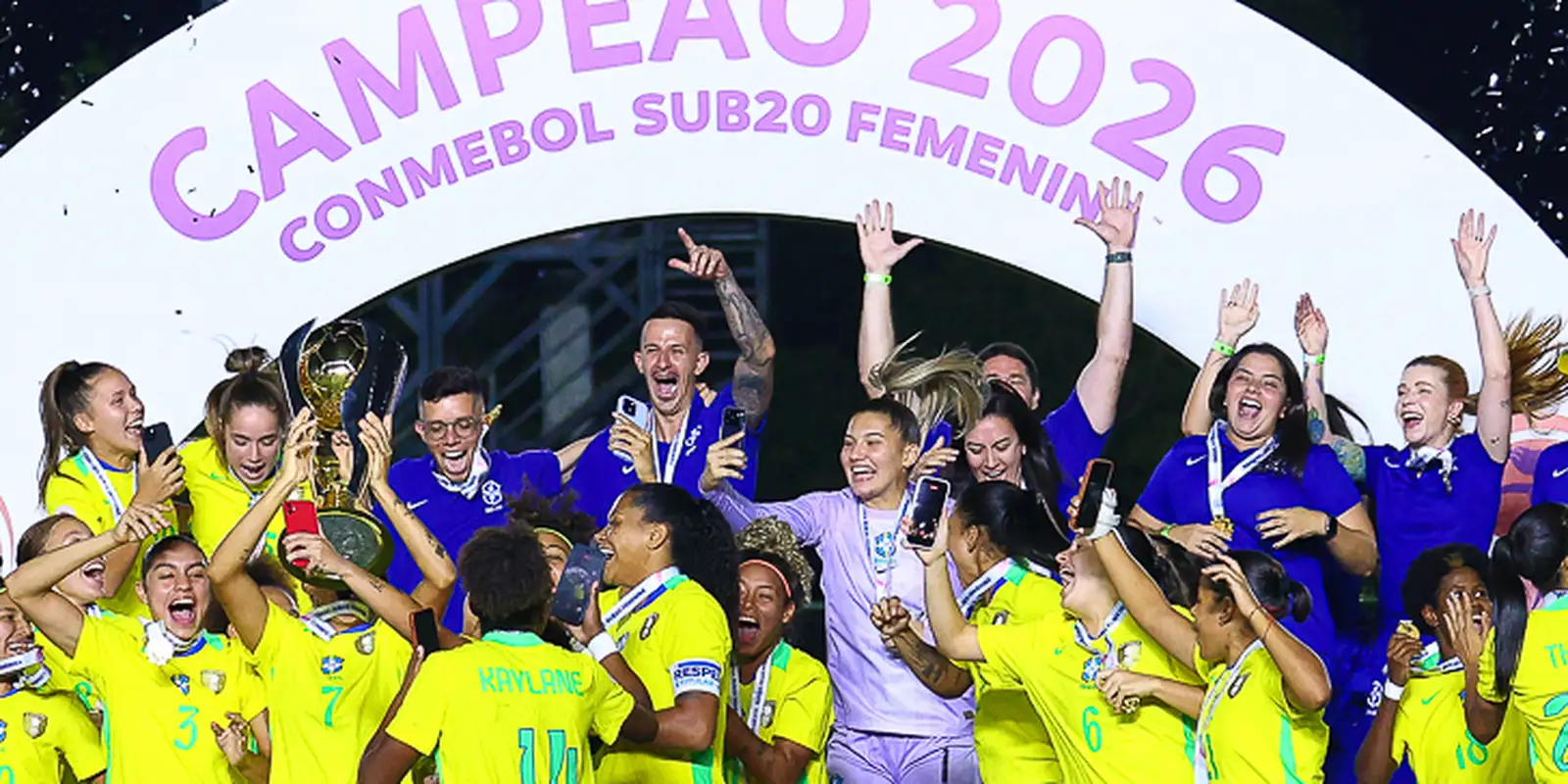 Brasil conquista Sul-Americano Sub-20 feminino
