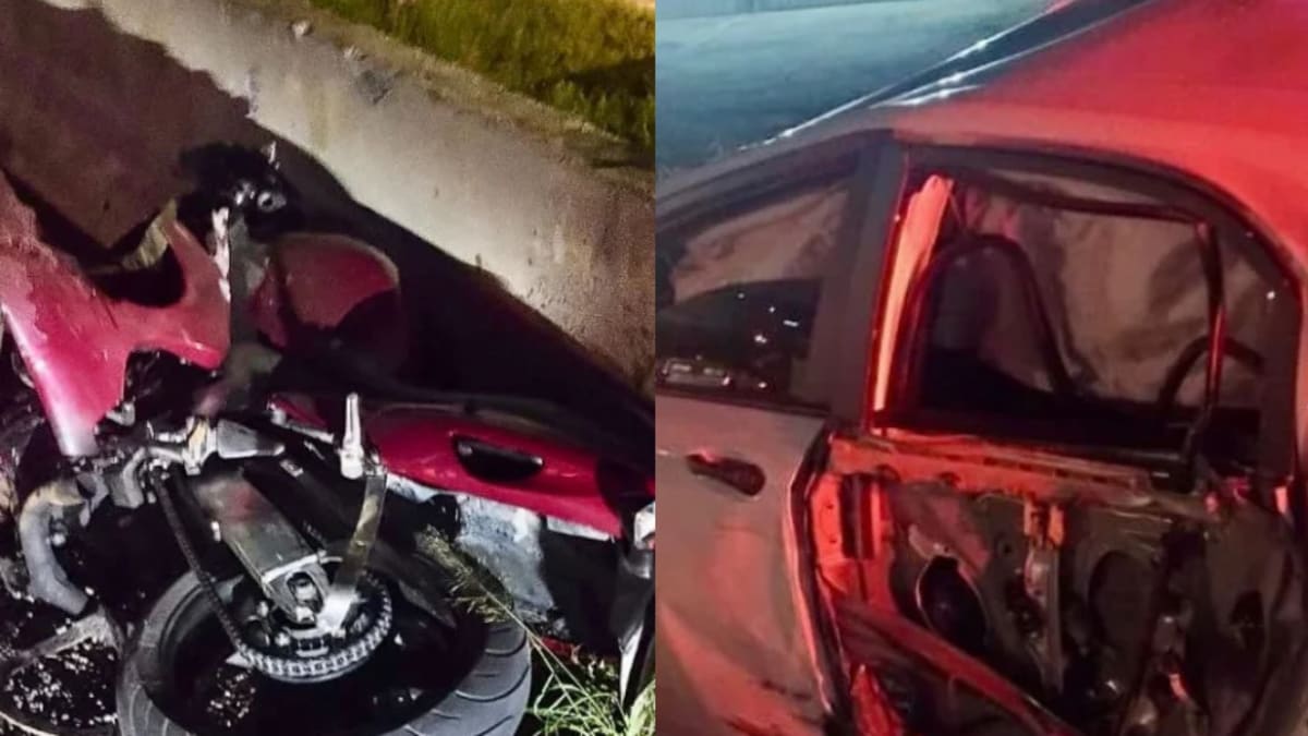 Colisão entre carro e moto termina com desdobramento trágico em Rio do Sul