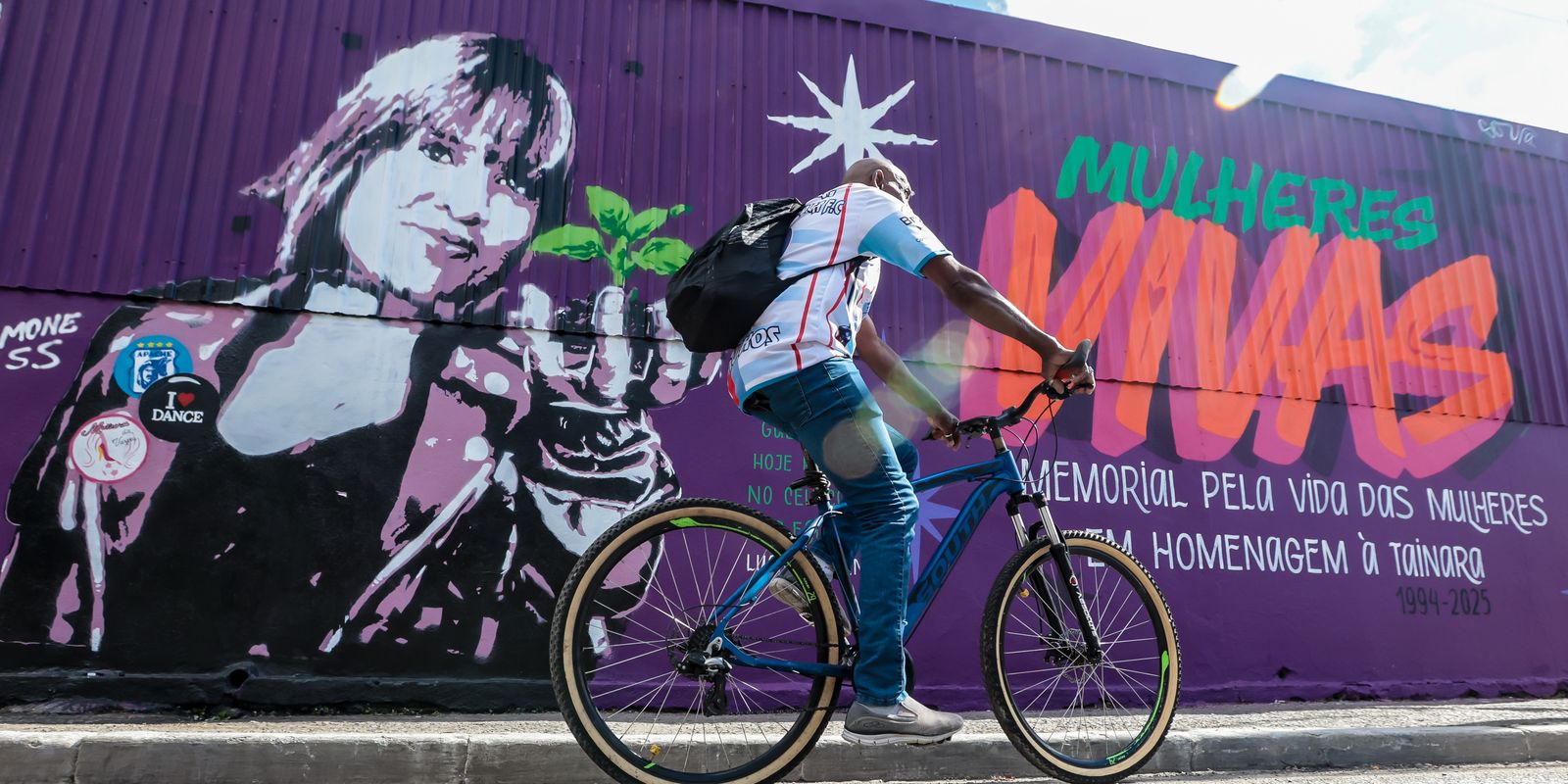 Mural contra feminicídio é inaugurado em São Paulo