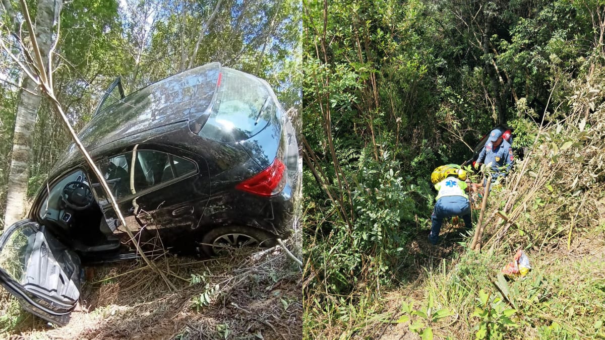 Homem desaparecido é encontrado vivo após dois dias e meio em ribanceira na BR-282 em SC