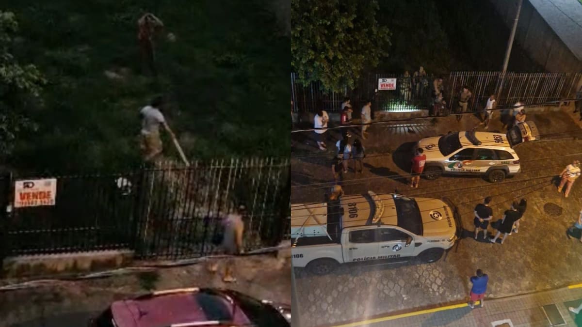 Suspeito de furto de fios pede ajuda da Polícia Militar em Criciúma