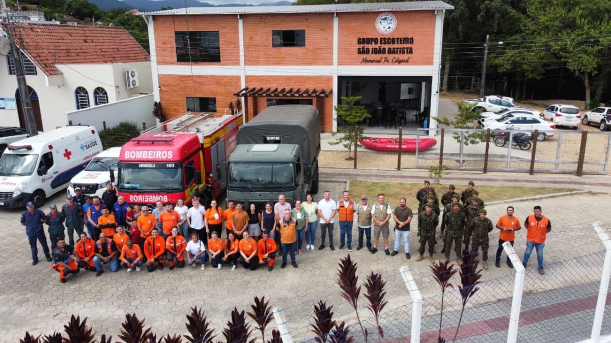 São João Batista realiza simulado de desastres com participação do Exército