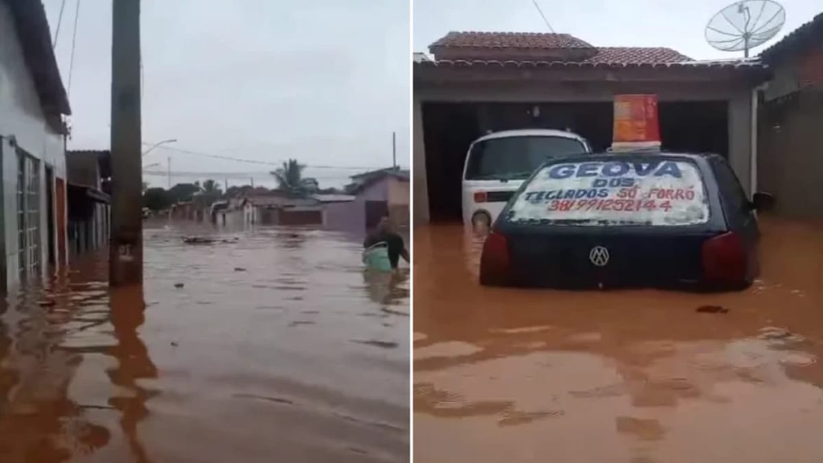 Chuvas em Espinosa impactam quase 4 mil pessoas e cancelam festa de aniversário