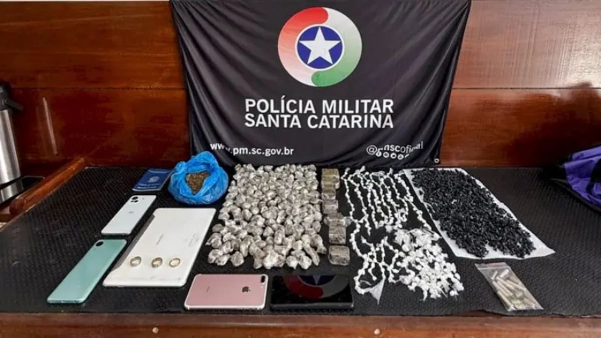 Mais de 750 pedras de crack são apreendidas em Florianópolis