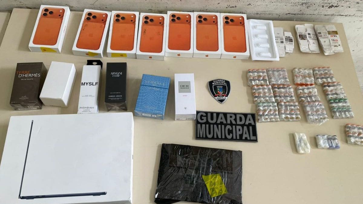 Homem é detido em Joinville com mercadorias sem pagamento de tributos