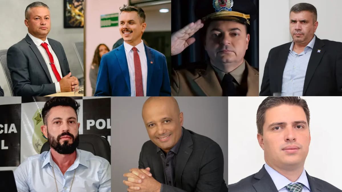 Profissionais da segurança pública se destacam como pré-candidatos nas eleições de 2026 em Goiás