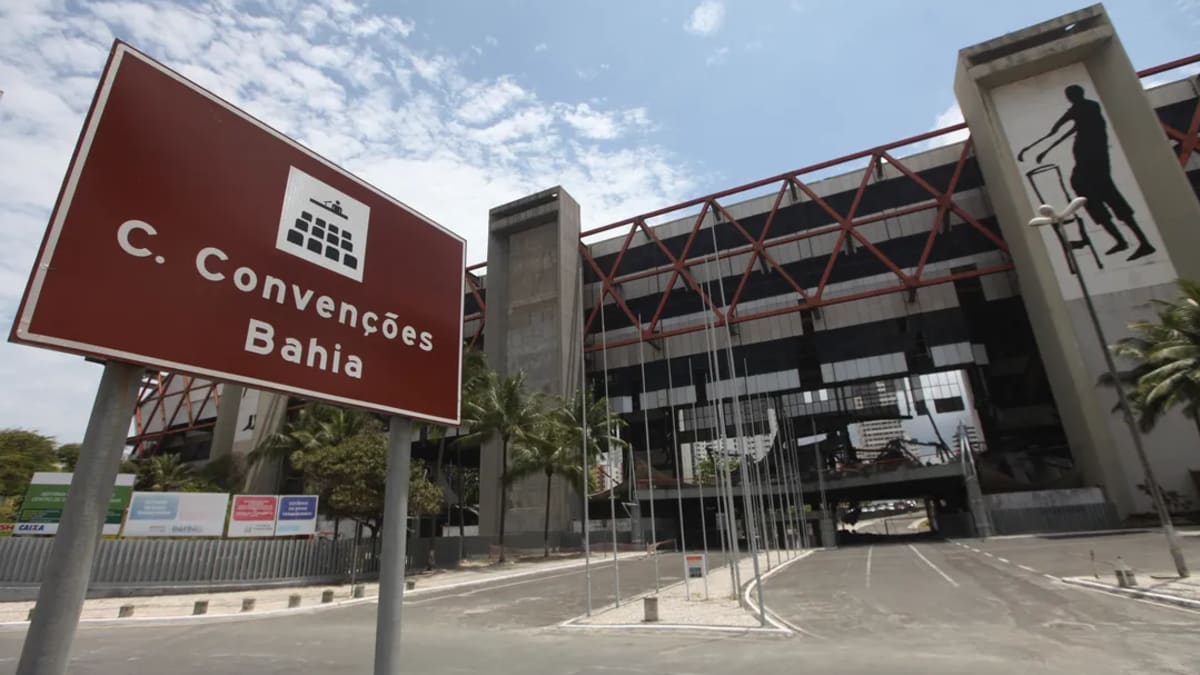 Venda do terreno do Centro de Convenções em Salvador será leiloada na quarta-feira