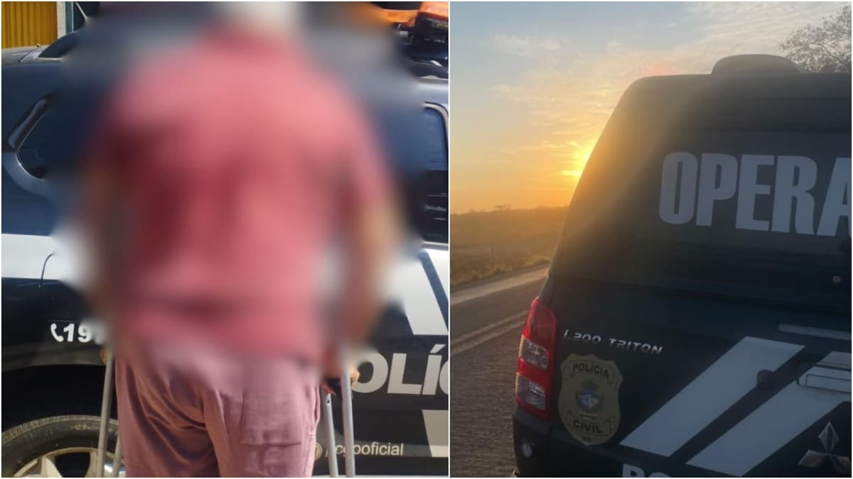 Idoso de 72 anos é preso suspeito de estuprar familiares e vizinha em Goiás