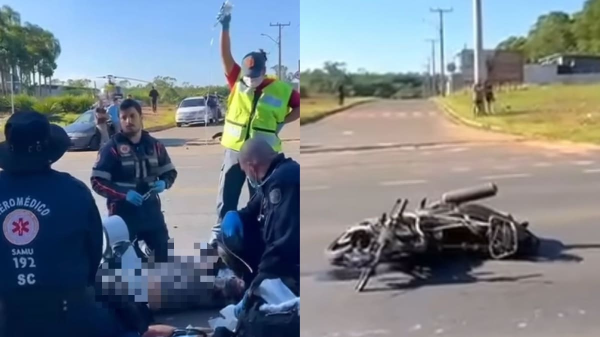 Motociclista morre após grave acidente com caminhão em Criciúma