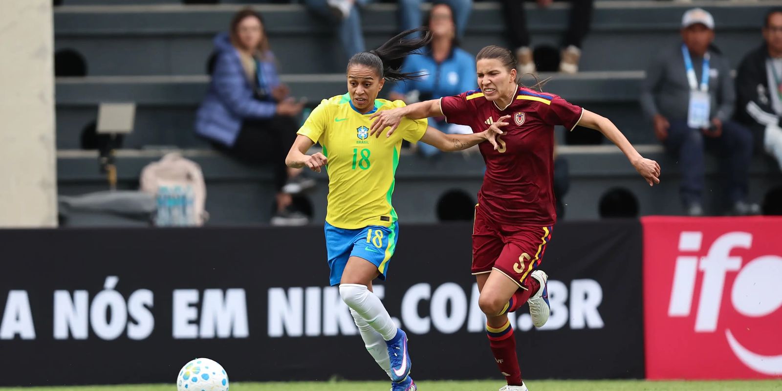 Brasil perde para Venezuela em amistoso feminino