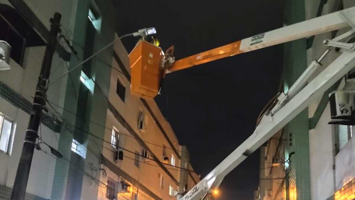 BNH da Aparecida, em Santos, inicia modernização da iluminação pública com LED