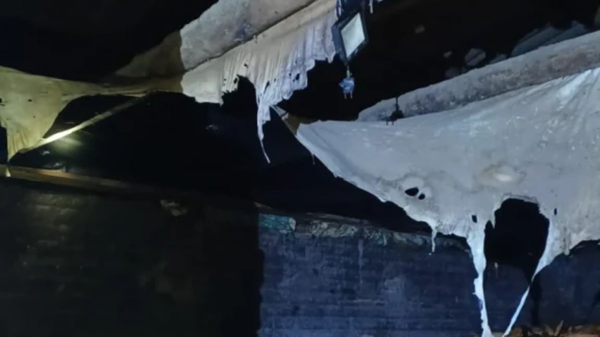 Incêndio atinge estufa de secagem em Taió durante a noite