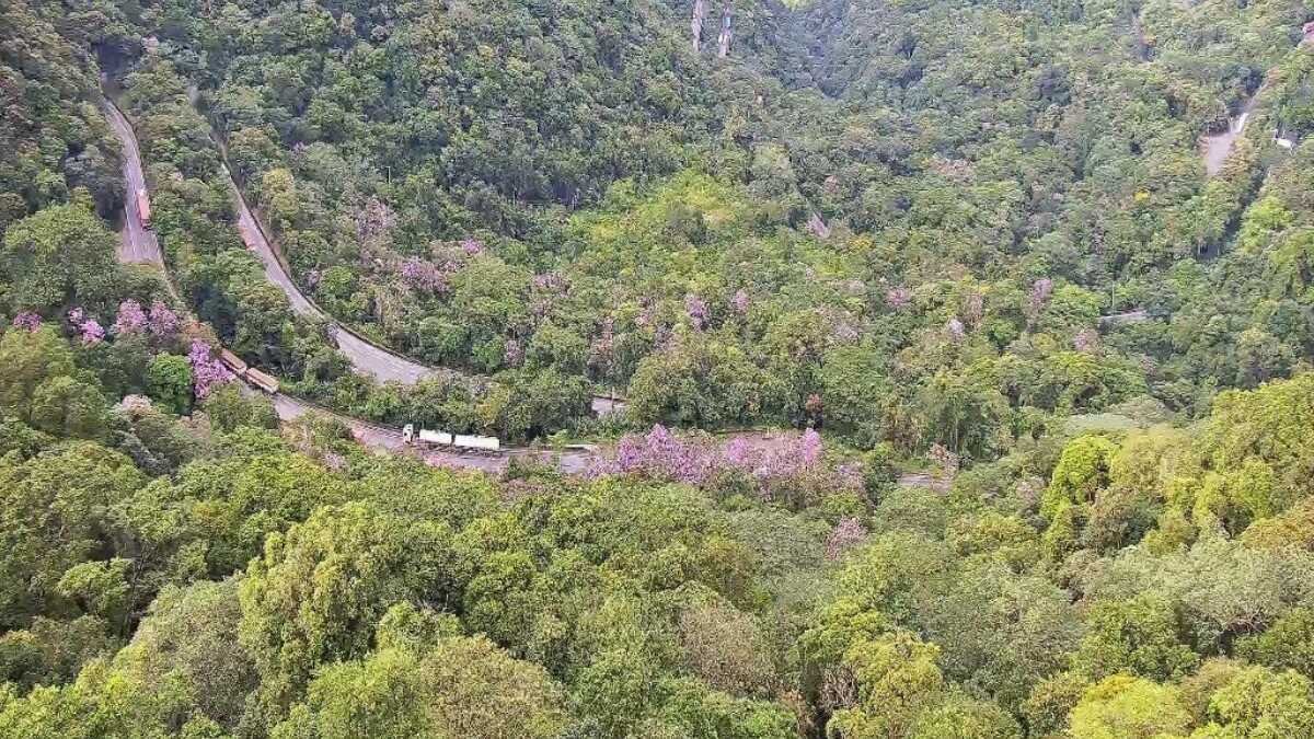 Congestionamento de 24 km na subida para São Paulo pela Rodovia dos Imigrantes nesta quinta-feira