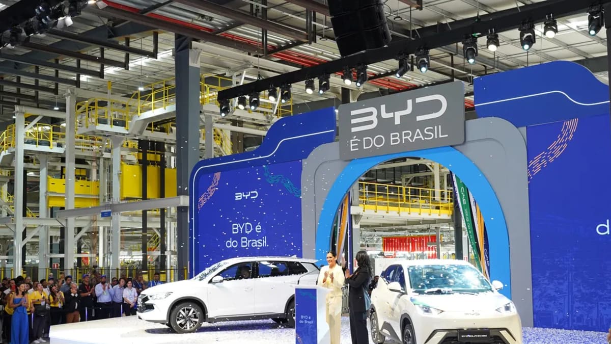 Diretor da BYD nega saída da montadora do mercado brasileiro e destaca investimentos na Bahia