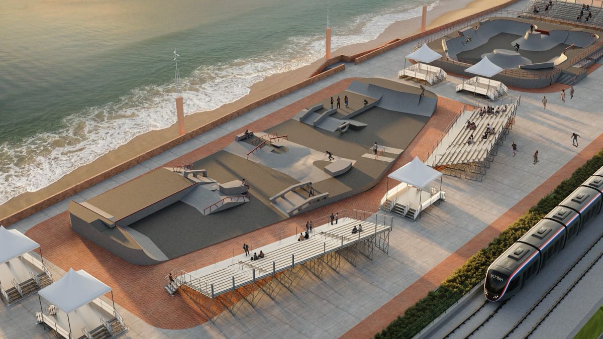 Orla do Subúrbio Ferroviário de Salvador ganha maior pista de skate da capital