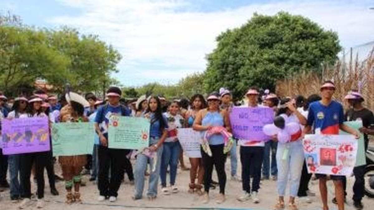 Colégio Indígena em Santa Cruz Cabrália promove ações do Março Mulher 2026