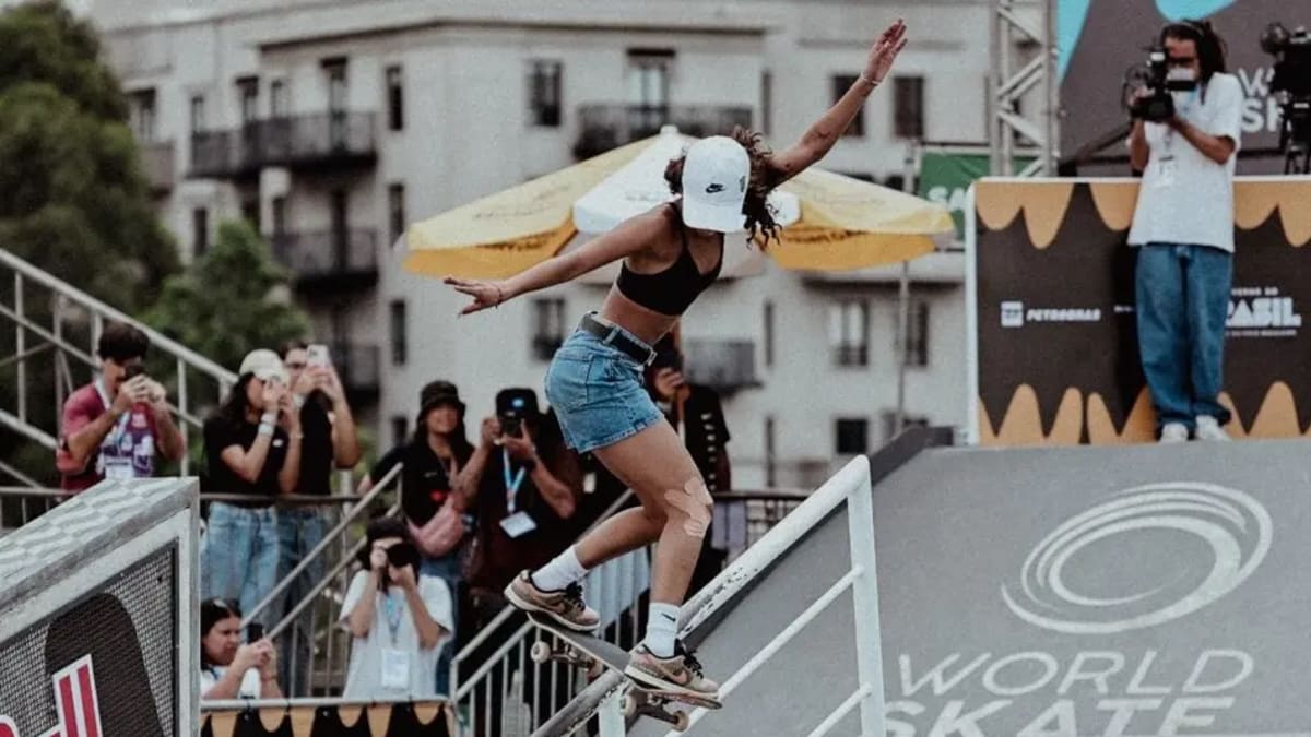 Rayssa Leal avança à semifinal do Mundial de Skate Street em São Paulo