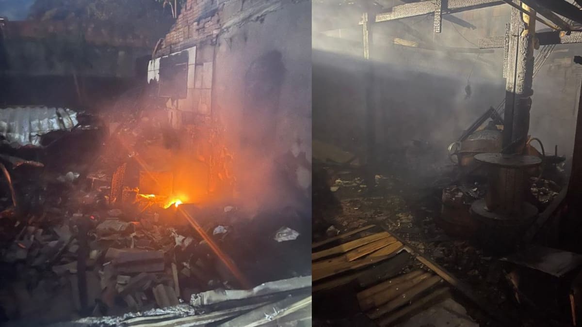 Incêndio destrói prédio e deixa 24 pessoas desabrigadas em Balneário Piçarras