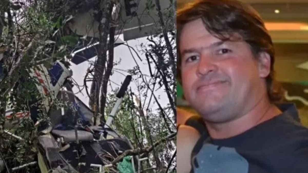 Piloto de avião morre após queda em área rural de Piên