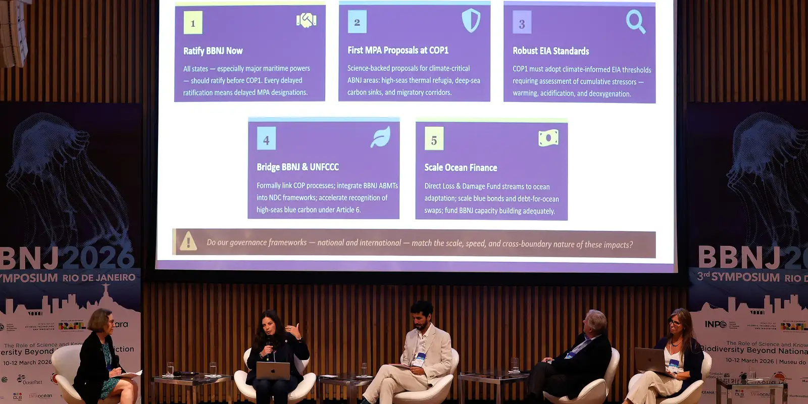 Simpósio discute impactos da emergência climática nos oceanos