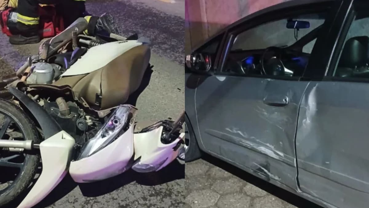 Motociclista fica gravemente ferida em colisão na SC-110 em Rodeio