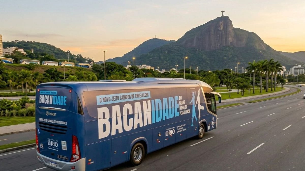 Prefeitura do Rio lança ônibus Bacanidade para promover lazer e cultura à terceira idade