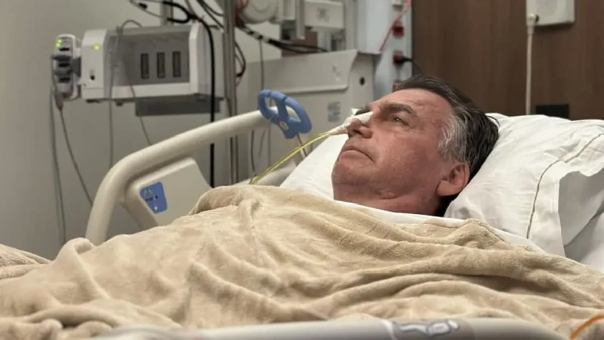Bolsonaro segue internado com pneumonia e apresenta piora nos rins e marcadores inflamatórios