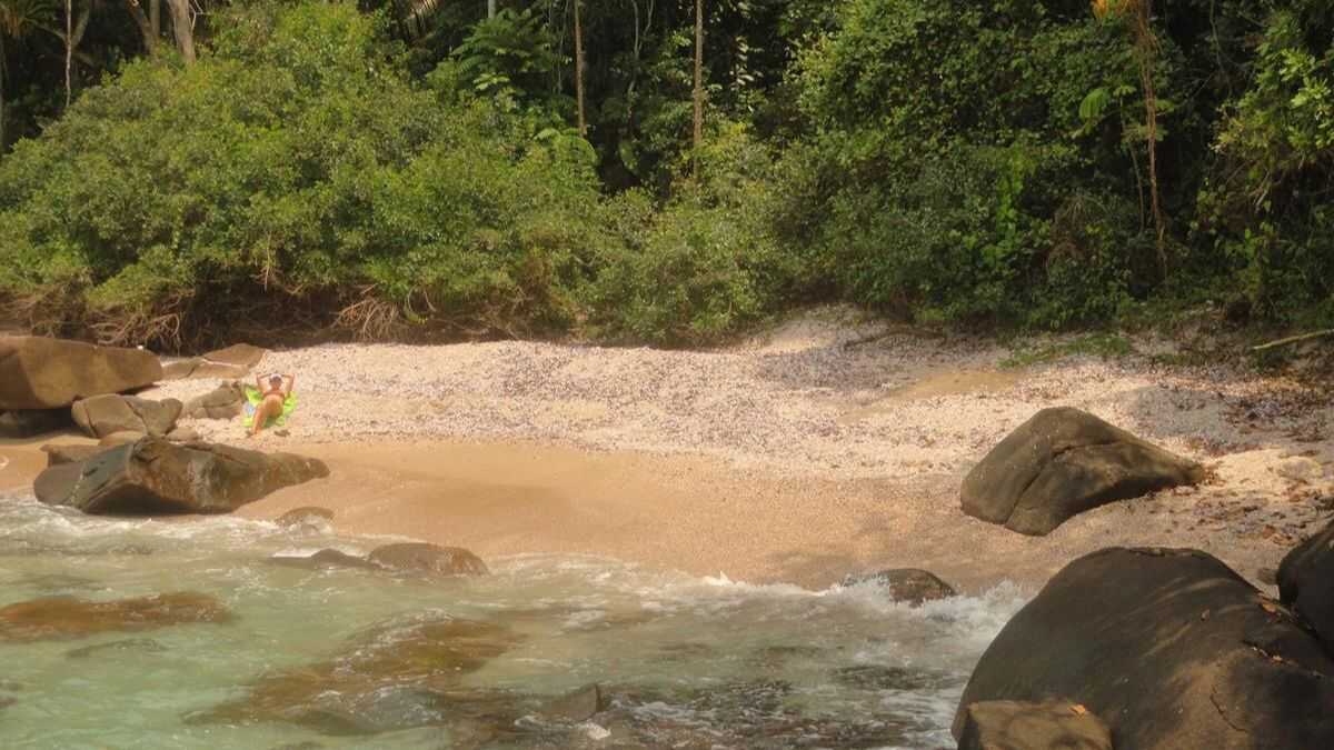 Praia das Conchas em Ubatuba: acesso por trilha e cenário paradisíaco com areia de conchas