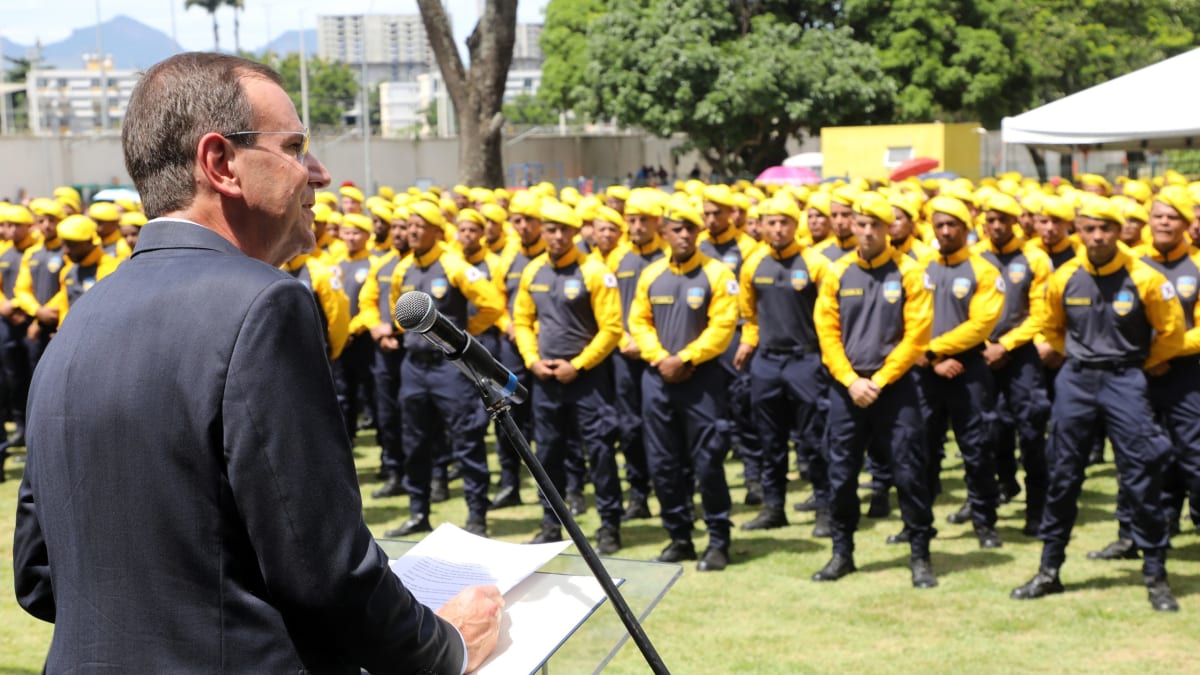 Início da atuação da Força Municipal da Guarda Municipal do Rio de Janeiro