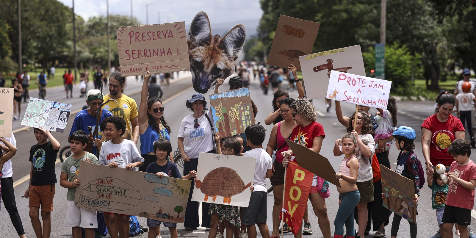 Protestos contra projeto que afeta Serrinha do Paranoá