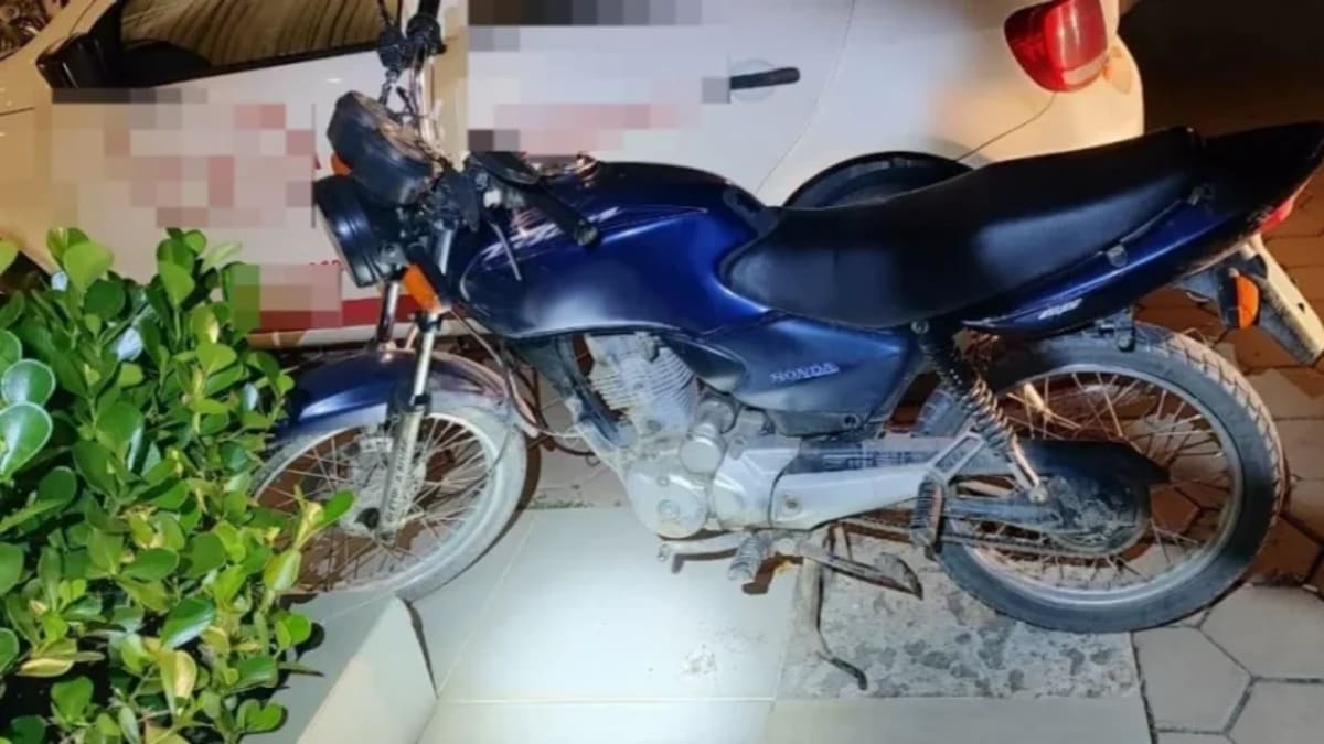 Motocicleta com numeração raspada é apreendida pela Polícia Militar em Ituporanga