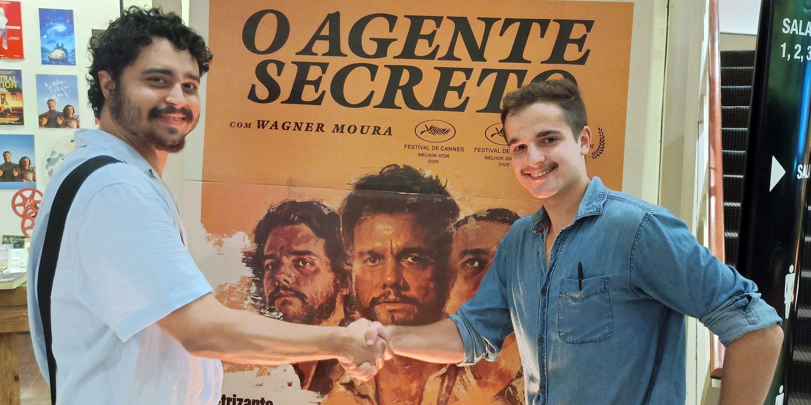 Noite do Oscar reúne sósias de Wagner Moura no Rio