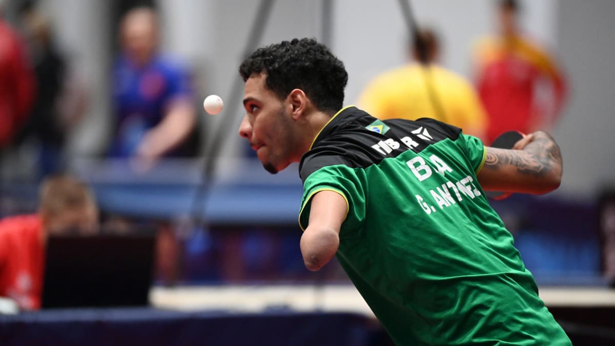 Atleta criciumense conquista três medalhas no Mundial de Tênis de Mesa