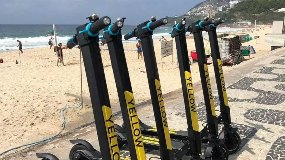 Copacabana lidera uso de patinetes elétricas no Rio de Janeiro com quase um quarto das viagens na cidade