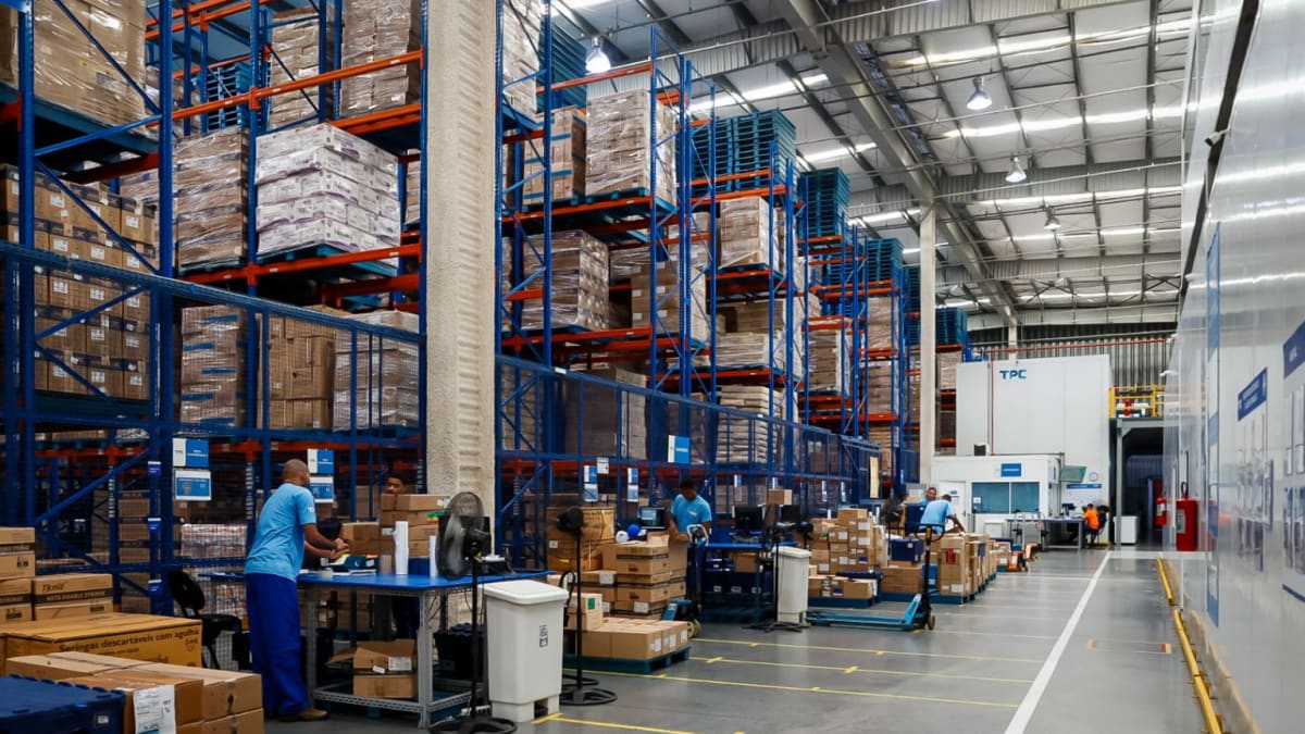 Central logística da Secretaria Municipal de Saúde na Taquara é ampliada em 30%