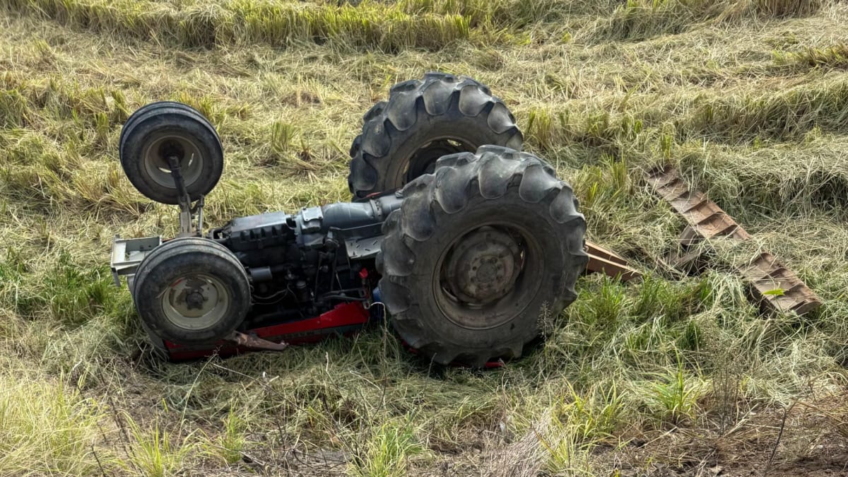 Homem morre após capotamento de trator em Forquilhinha