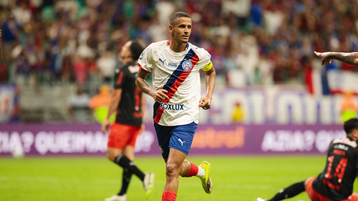 Bahia vence Red Bull Bragantino por 2 a 0 com gol de Luciano Juba na Arena Fonte Nova