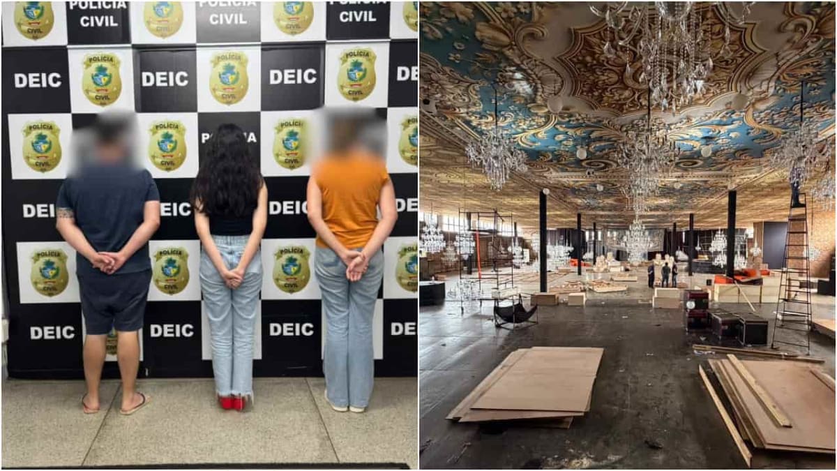 Três são presos em flagrante por golpe com falso evento de luxo em Goiânia