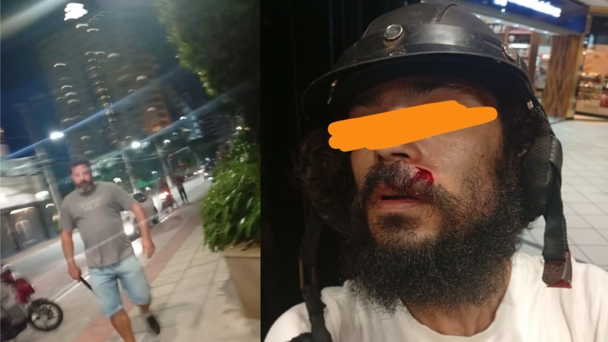 Motoboy é agredido ao ser confundido com usuário de maconha em Florianópolis