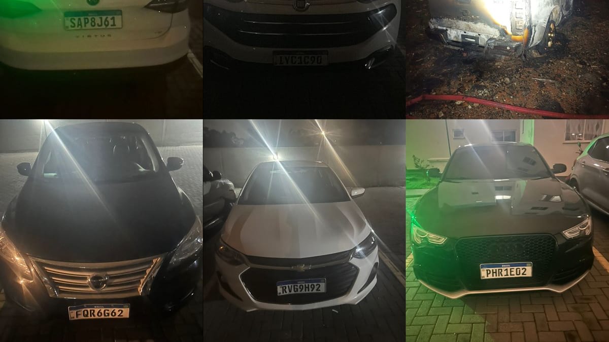 Grupo armado rouba 13 carros em revenda na Grande Florianópolis