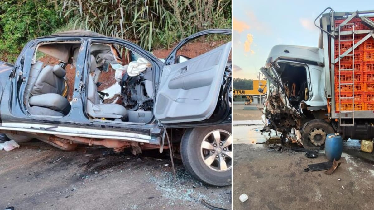 Três morrem e quatro ficam feridos em acidente na BR-282 em Chapecó