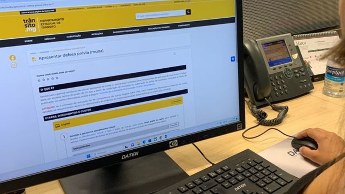 Detran-MG orienta sobre contestação de autuações de trânsito em três etapas